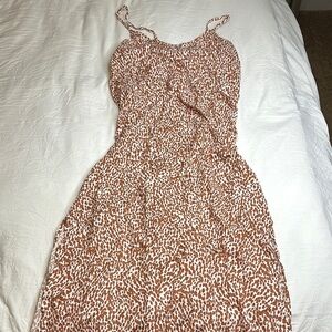 Leopard Print Sleeveless Dress